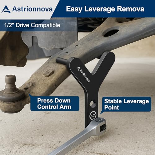 Suspension Tool Set, Strut Spreader Tool & Lower Control Arm Prying Tool, Ball Joint Removal Tool Kit for FWD, Import & Domestic Vehicles, Heavy Duty Steel for Safe, Fast Suspension Repair - size: Suspension Tool Set