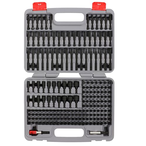 ARES 31023-208-Piece Impact Security Bit Set – Phillips, Robertson, Tamper Hex and Torx Bits, Specialty Bits, and More – Master Bit Set Includes Nut Drivers, Socket Adapters, and Extensions - size: 208-Piece Impact Security Bit Set