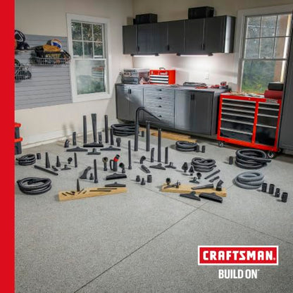 CRAFTSMAN CMXEVBE17155 10 Gallon 6.0 Peak HP Stainless Steel Wet Dry Vac