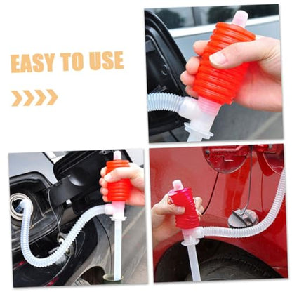 Mobestech 2pcs Manual Siphon Hose Kit for Cars Transfer Water Syphon Hose for Efficient and Fluid Transfers Automotive Accessory Design