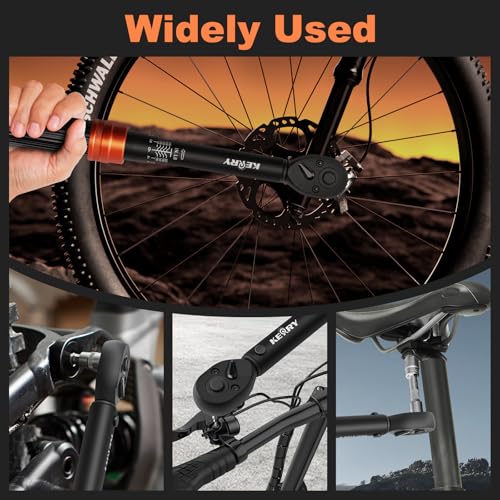 Kerry 1/4 Inch Drive Click Torque Wrench, 20-240 IN.LB/2.3-27.1 Nm, ±3% High Accuracy, Dual Range Scales, Clearly Graduated, Eeasy Read, Hardened Alumium Alloy, 72 Tooth Click Torque Wrench for Bike - size: 1pcs 1.67-20 FT.LB, style: 1/4"