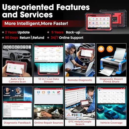 LAUNCH X431 PRO Elite OBD2 Scanner, 2026 All-in-One New Bidirectional Scan Tool with CANFD DOIP, ECU Diagnostics,38+ Resets, Full System,FCA Autoauth,VAG Guide, 2 Years Update Included