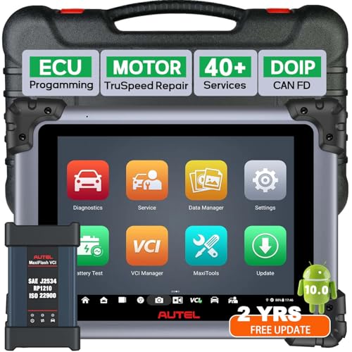 Autel MaxiSys Elite II Pro 2026 Diagnostic Scanner, J2534 ECU Programming Tool (As Ultra/MS908S PRO II), CAN FD & DoIP, Bidirectional Control, 150+ Car Brands, 40+ Services, 2-Year Free Updates