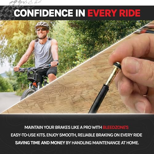 BleedZone Tektro Barb and Olive 5.5mm Kit, Brake Hose Fittings for Tektro Hydraulic Brakes, MTB Brake Line Barb and Olive No Leak Hose Inserts for Compatible Models, All-in-One Bike Tool Kits (2 Sets) - style: Olive Insert Set