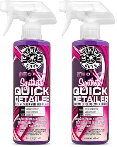 Chemical Guys WAC21116 Synthetic Quick Detailer, Safe for Cars, Trucks, SUVs, Motorcycles, RVs & More, 16 fl oz (Pack of 2) - size: 16 Fl Oz (Pack of 2)