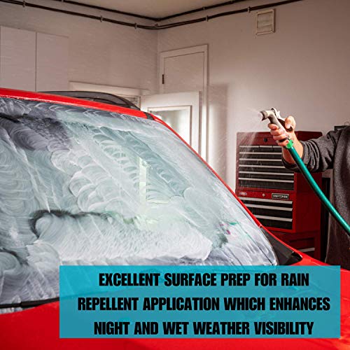 Invisible Glass 91411 Glass Stripper – Hard Water Spot Remover – Strips Coatings, Waxes, Oils & Road Film – Preps Windshields for Rain Repellent & Ceramic Coating, 4 Fl Oz (Pack of 2) - size: 4 Fl Oz (Pack of 2)