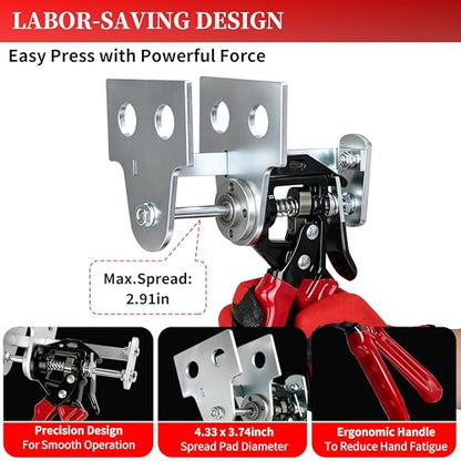 Brake Caliper Compressor, Heavy Duty Brake Caliper Compression Tool for Brake Pad Replacement, Disc Brake Caliper Piston Compressor Tool for Most Cars & Trucks - size: Quad Brake Pad Spreader