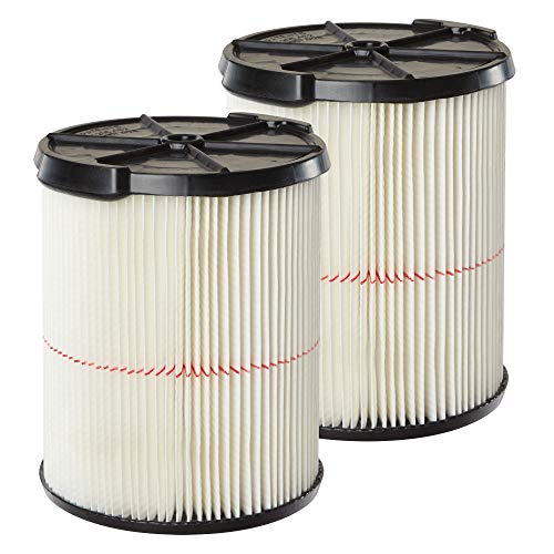 CRAFTSMAN CMXZVBE38755 Genuine 5-20 Gal. General Purpose Wet Dry Vac Filter | Fits Most 5 to 20 Gallon CRAFTSMAN Shop Vacuums, Easy Installation and Traps General Debris, 2-Pack - size: 2-Pack, style: General Purpose