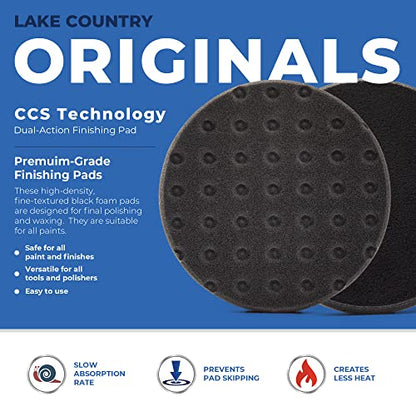 Lake Country CCS Pads (Black, 5.5") - color: Black, size: 5.5"