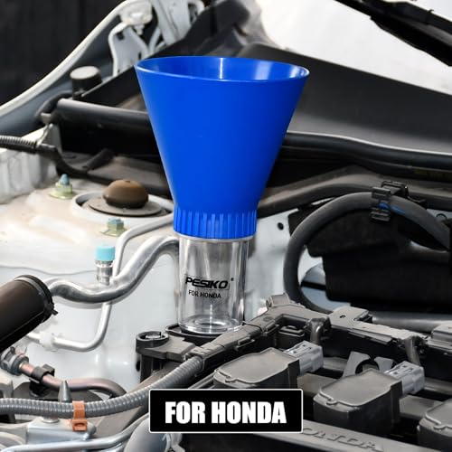 Engine Oil Funnel Spill-Free Hands-Free Compatible with Honda, Nissan, Kia and Hyundai Vehicle for Fast & Easy Oil Change