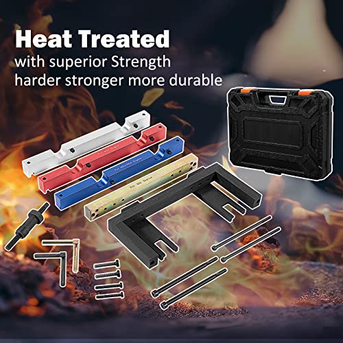 E-cowlboy Fit for BMW Timing Tool kit Master Engine Timing Vanos Cam Camshaft Locking Tool,Crankshaft Flywheel Alignment Tool Kit Compatible for BMW 2.5L 3.0L N51 N52 N53 N54 N55 Engines