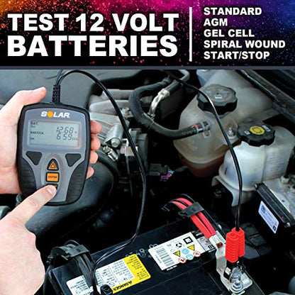 Clore Automotive SOLAR Digital 12V Battery and System Tester