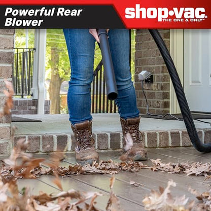 Shop-Vac 5761011 10 Gallon 4.5 Peak HP Wet/Dry Vacuum with Blower Function | 1.5" x 7-ft Hose, 12-ft Cord, Rear Blower Port, Ideal for Garage, Workshop, Home, Vehicle Cleaning