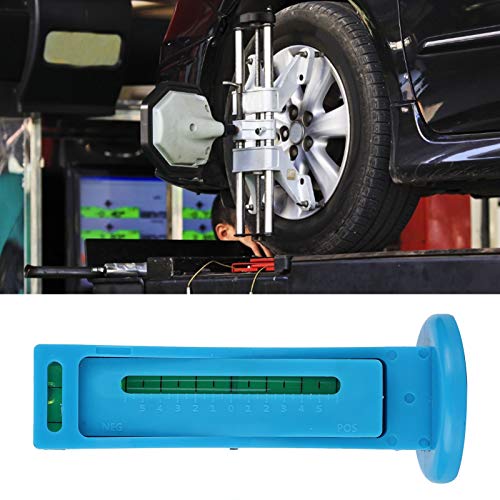 4 Wheel Alignment Magnetic Level Gauge, Camber Castor Adjustable Alignment Tool with Super Magnetic Base, for Car Truck Brake Disc Wheel Bearing Tilt Angle Measurement (Blue) - color: Blue