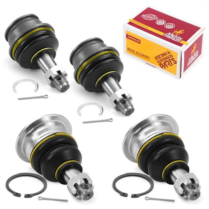 Metrix Premium Chassis Parts Ball Joint Kit Fits Lexus GX470 03-09, 4Runner | 03-22, Lexus GX460 10-22, Toyota FJ Cruiser 07-14, Front Lower & Upper, 4 PC, Replacement K500017 & K500018, Made in Europe