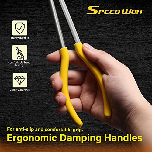 SPEEDWOX Long Reach Hose Grip Pliers 11 Inches Ring Nose 3/5 Inch Diameter Offset Spark Plug Boot Removal Serrated Jaws for Hard to Reach Narrow Spaces - style: Circle