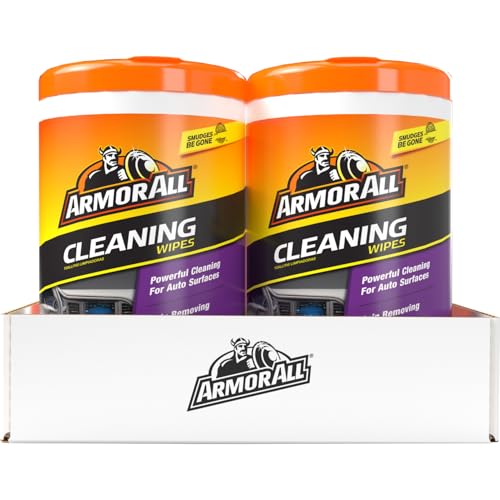 Armor All Car Cleaning Wipes, Wipes for Car Interior and Car-Exterior, 90-Wipes Each (Pack of 6) - size: 90ct (Pack of 6)