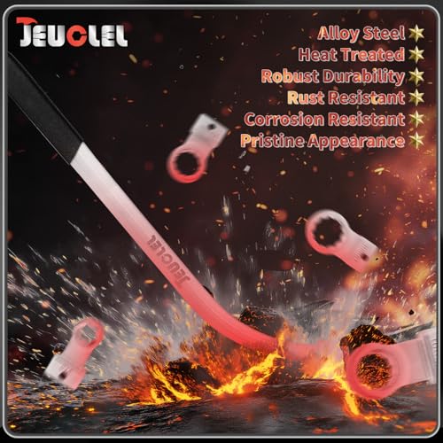 15PCS Universal Auxiliary Idler Belt Tensioner Pulley Removal Tool Kit, 12-Point 12-19mm (0.47"-0.74") Serpentine Belt Tension Pulley Wrench Set, Engine Timing Belt Tensioning Nut Bolt Screw Remover | 12Point, 12-19mm(0.47"-0.74") Serpentine Belt Tension