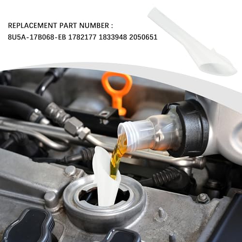 2PCS Capless Gas Tank Funnel Replacement OEM#8U5A-17B068-EB 1782177 1833948 2050651,Practical Funnels for Automotive Use Compatible with Ford,Fuel Funnel & Gas Funnels for Cars