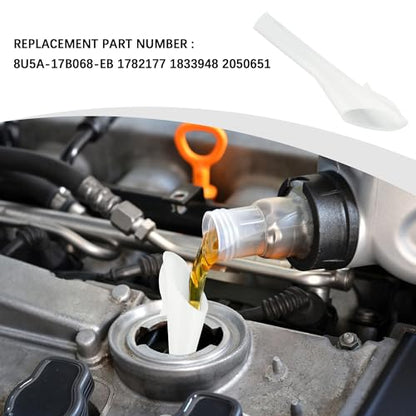 2PCS Capless Gas Tank Funnel Replacement OEM#8U5A-17B068-EB 1782177 1833948 2050651,Practical Funnels for Automotive Use Compatible with Ford,Fuel Funnel & Gas Funnels for Cars