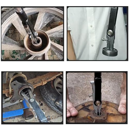 Internal Bearing Puller Double Headed Bearing Puller | Slide Hammer Bearing Puller with Expandable Collets 16-45mm Insert Bearing Remover Tool