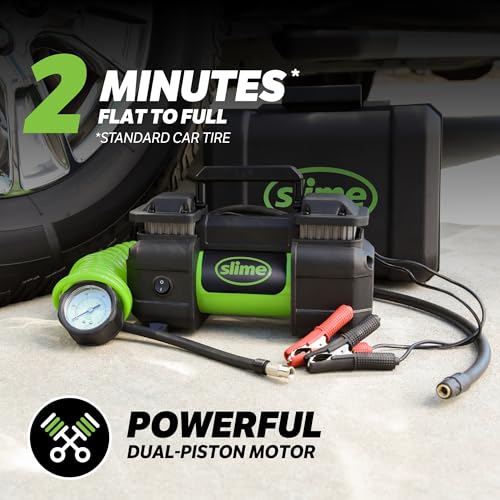 Slime 40026 2X Heavy Duty Direct Drive Tire Inflator