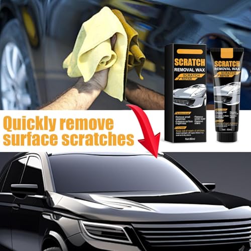 Car Scratch Remover Wax, Scratch Remover for Vehicles, Car Polishing Wax Scratchs Remover Cars Paint Scratchs Repair Kit for Deep Scratches (2) - color: 2