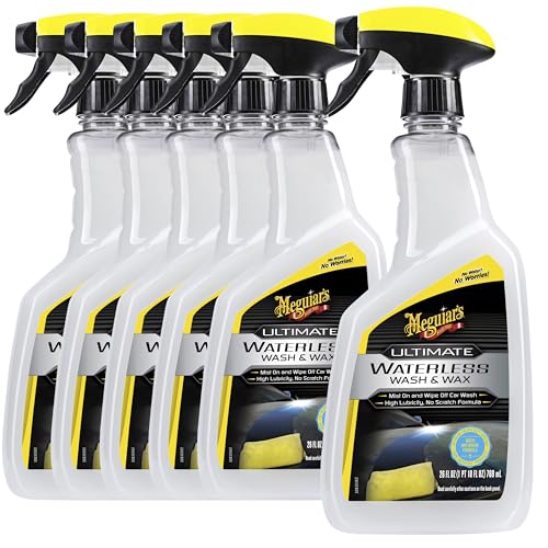 Meguiar's G3626 Ultimate Waterless Wash & Wax - 26 Oz Spray Bottle, 6 Pack - size: 26 Fl Oz (Pack of 6)