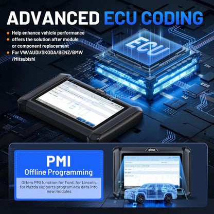 XTOOL D7W OBD2 Scanner Diagnostic Tool: 2026 Wireless Ver. of D7/D7S/D7BT, AI-Assisted Bidirectional Scan Tool with Full System Diagnostic, PMI, ECU Coding, 39+ Resets, CAN FD/DoIP, Scanner for Car