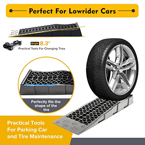 Ramps Low Profile Plastic Car Service Ramps 3 Ton Truck Vehicle - 2 Pack - size: 3 Ton