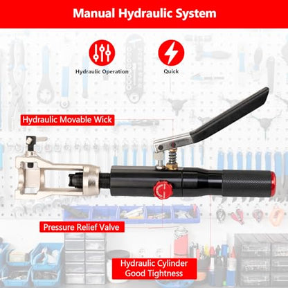 Hydraulic Brake Line Flaring Tool Kit 45° | 30PCS Double Flaring Tool Set | Heavy Duty Steel Tube Flaring Kit for 3/16"-1/2" Brake Fuel Line | Leak-Free Precision