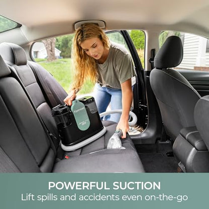 Kenmore SpotLite Go Pet Portable Carpet & Upholstery Cleaner Machine | 16KPa Suction with 2-in-1 Tough Stain Tool, Lightweight Spot Stain Remover for Couch, Car Detailing, Rugs & Stairs - color: Mint