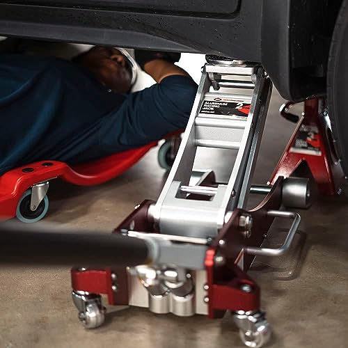 AFF 2 Ton Wrecker Service Jack, Lightweight Anodized Aluminum Frame, Double Pumper Technology, 208 - size: 2 Ton Capacity