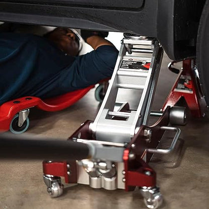 AFF 2 Ton Wrecker Service Jack, Lightweight Anodized Aluminum Frame, Double Pumper Technology, 208 - size: 2 Ton Capacity