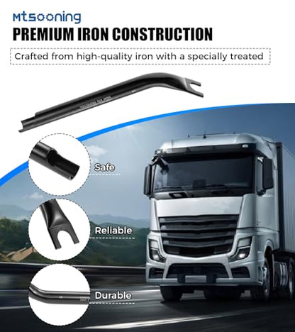 Fuel Line Disconnect Tool,5 Pcs 42400 Double Ended Air Line Disconnect Tool Set for Heavy Duty Big Rig Truck Brake