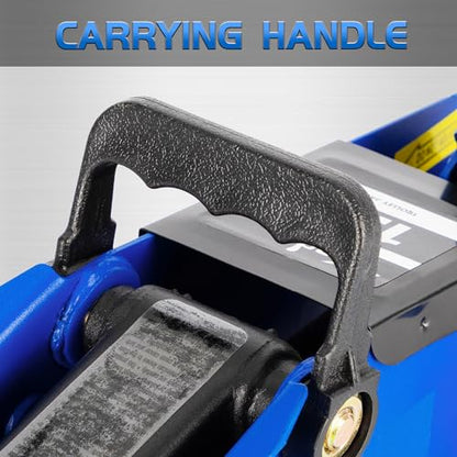 TONDA Floor Jack, Hydraulic Portable Car Lift Jack, 1.5 Ton (3,000 lb) Capacity (Blue) - color: 1.5T Blue