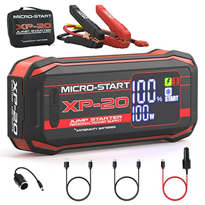 Antigravity Batteries 2000A Jump Starter – 12V Lithium Battery Booster Pack, Portable Jump Box, for up to 10.0L Gas & 8.0L Diesel Engines