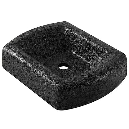 LEORAY Jack Wheel Chock, Reinforced Rubber Jack Caster Wheel Dock for Caravans and Trailers - size: Single Wheel