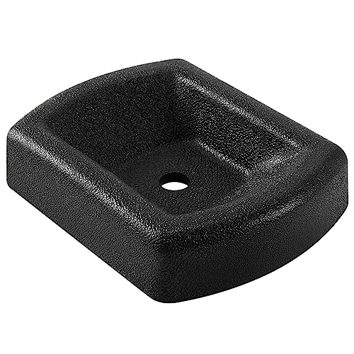 LEORAY Jack Wheel Chock, Reinforced Rubber Jack Caster Wheel Dock for Caravans and Trailers - size: Single Wheel