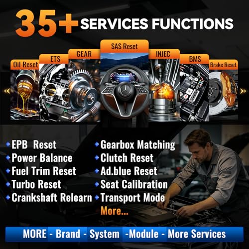 MUCAR 892BT AI Bi-Directional OBD2 Scanner, Full System OBD2 Scanner Diagnostic Tool,35 Services,ECU Coding,FCA Autoauth,CANFD&DOIP,for Car Owners, DIYer, Technicians, Inspectors, Trainees and Others