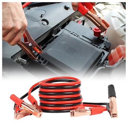 67" 150A Heavy Battery Duty Jumper Cables - Alligator Clips Electrical Battery Clamps for Emergency Roadside Assistance - Universal Jumper Cables for Car Truck Van Bus