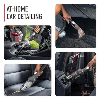 Hoover CleanSlate 5-Piece Interior Car Cleaning Kit, Compatible with Hoover Spot & Carpet Cleaners, Removes Wet & Dry Messes, Includes Auto Cleaning Solution for Upholstery and Carpeted Floor Mats | For Hoover Spot & Carpet Cleaners, Removes Wet & Dry Mes