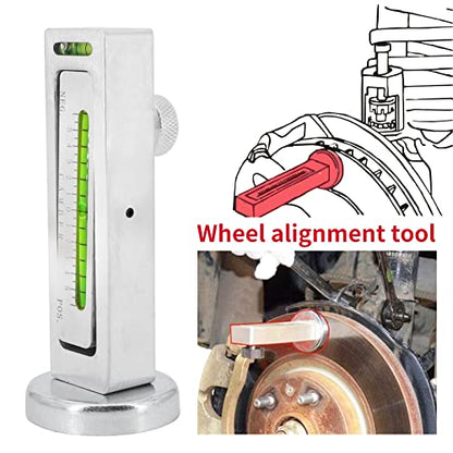 KIPA Adjustable Gauge Tool Camber Castor Strut Wheel Alignment Tool for Truck Car RV Tire Repair, New Top Strong Absorb, Ingenious Design, Practical