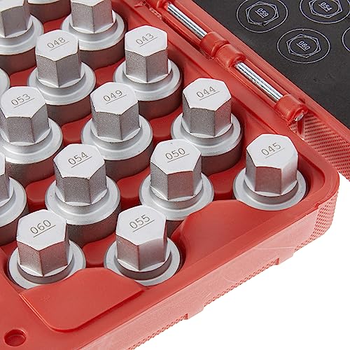 LTI TOOLS Wheel Locking Nut Key Kit 20 pcs (2nd Generation) Compatible with BMW - Wheel Lock Key Set Lug Nut Removal Kit (LT4165)