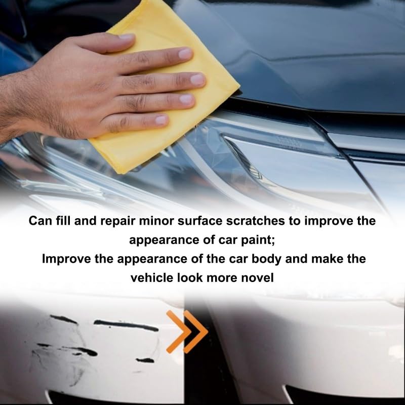 Car Scratch Remover, Quick Fix Removal Paste for Deep Scratches, All Paint Colors Polishing Kit, 100g/3.53oz (1 Set) - color: 1 Set