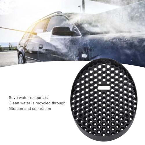 Efficient and Rugged Car Wash Bucket Insert for Dirt and Sediment Separation, Ideal for Auto Detailing (Black) - color: Black