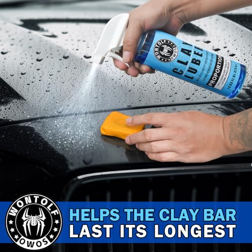 Wontolf Clay Bar Kit, Complete Clay Bars Auto Detailing Clay Luber Lubricant Car Wash Kit, Premium Grade 4 Clay Bars, Lubricant Tablets 10 Pack, Car Detailing Kit for Detailing Cleaning - size: CLAYLUB01