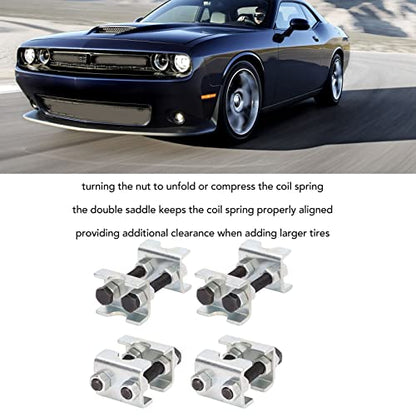 Acouto Coil Spring Compressor Adjustable 4pcs Mini Coil Spring Compressor 2 Way Adjustable Spring Spacer Carbon Steel Shocks Adjuster Tool Automotive