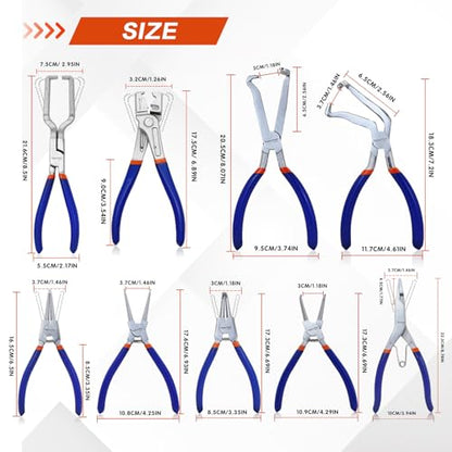 9pcs Electrical Disconnect Plier Set - color: 9pcs Set