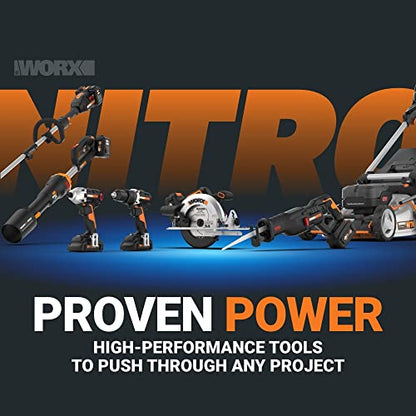 WORX Cordless Impact Wrench 20V 1/2" Brushless, WX272L | 3-Speed Control; 1/2-Inch Anvil; 2.0Ah Battery & 2.0Ah Charger Included; PowerShare - style: 20V Cordless Brushless Impact Wrench(Battery Pack & Charger)